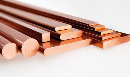  Copper Bars / Flats (Minerales y Metalurgia), en , 			