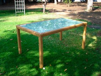 Mesas tejidas para jardin. (Muebles y Decoraci�n), en Guadalajara, JALISCO